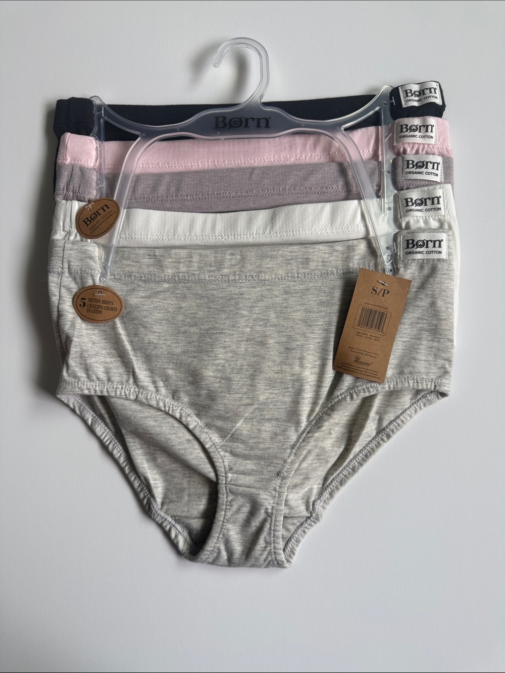 Born Organic Cotton Briefs SZ S NEW!